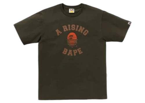 BAPE A Rising Bape Tee Olivedrab