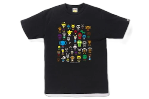 BAPE A To Z Tee Black