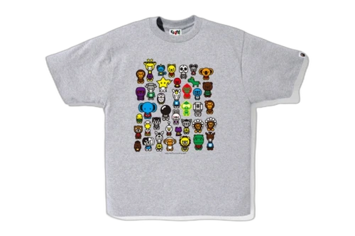 BAPE A To Z Tee Gray