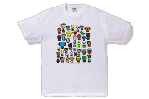 BAPE A To Z Tee White