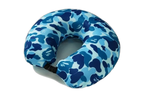 BAPE ABC 2Way Neck Pillow Blue