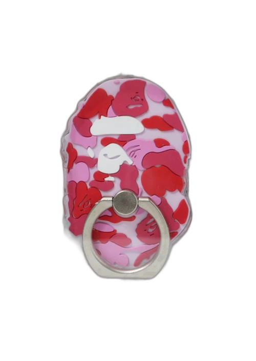 BAPE ABC Ape Head Smartphone Ring Pink