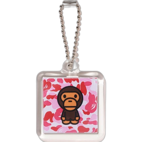 BAPE ABC Baby Milo Keychain Pink