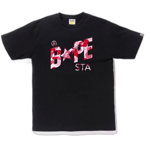 BAPE ABC Bapesta Tee Black/Pink