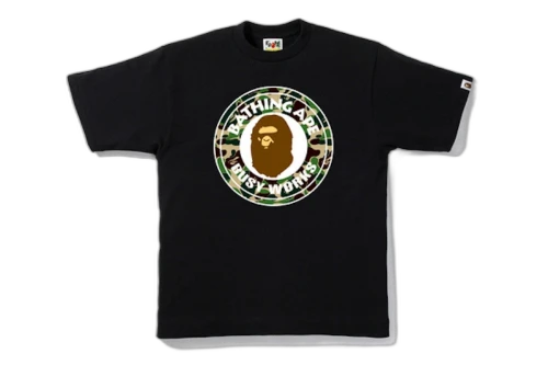 BAPE ABC Busy Works Tee Black
