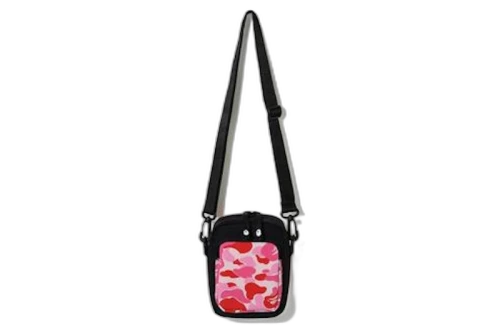 BAPE ABC Camera Pouch Black/Pink