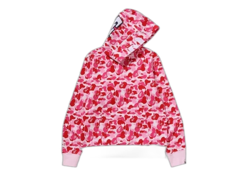 BAPE ABC Camo 2nd Ape Hoodie Pink