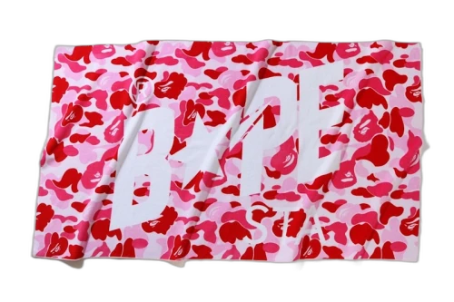 BAPE ABC Camo Bapesta Beach Towel Pink