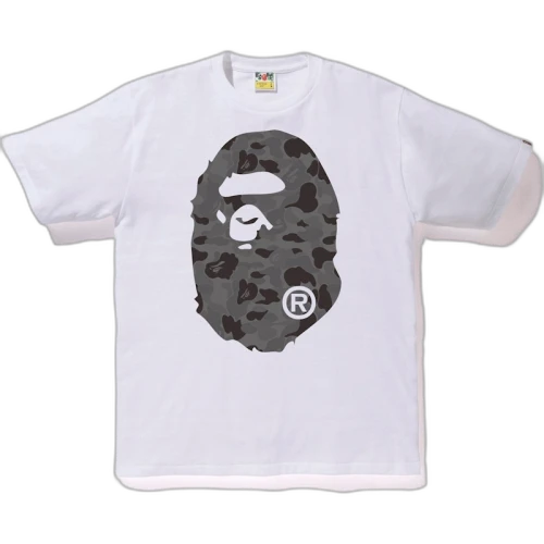 BAPE ABC Camo Big Ape Head Tee White/Black