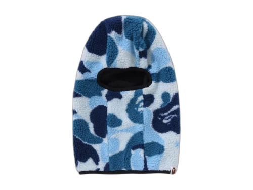 BAPE ABC Camo Boa Fleece Balaclava Blue