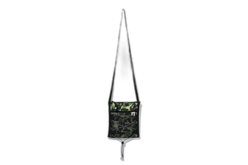 BAPE ABC Camo Bungee Cord Pouch Green