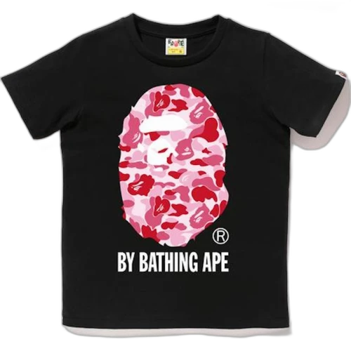 BAPE Abc Camo by Bathing Tee Tee (Ladies) Black/Pink