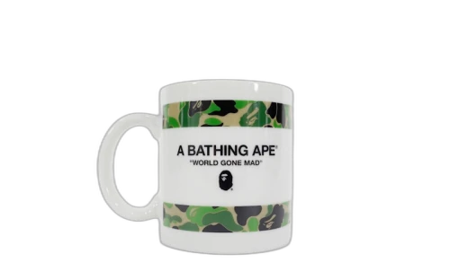 BAPE ABC Camo Ceramic Mug Green