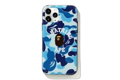 BAPE ABC Camo College iPhone 11 Pro Case Blue