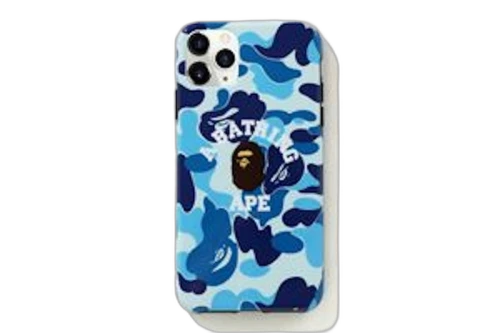 BAPE ABC Camo College iPhone 11 Pro Max Case Blue
