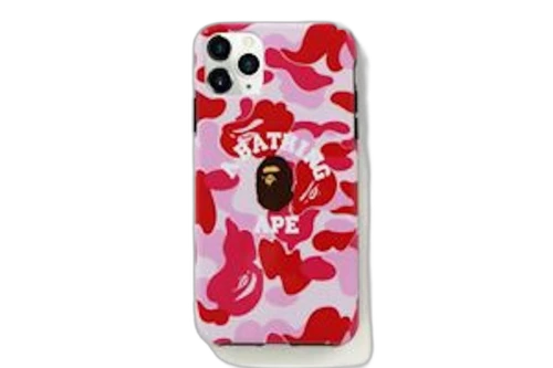 BAPE ABC Camo College iPhone 11 Pro Max Case Pink