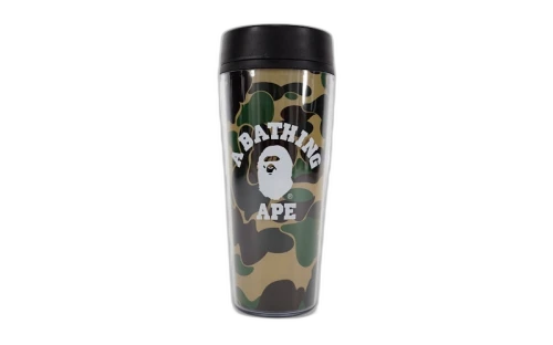 BAPE ABC Camo College Logo Tumbler Green
