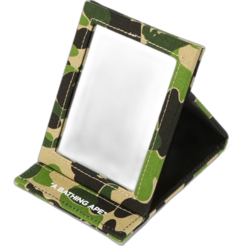 BAPE ABC Camo Compact Mirror Green