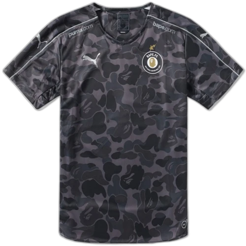 BAPE X Puma ABC Camo FC Replica Jersey Shirt Black