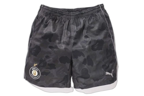 BAPE X Puma ABC Camo FC Replica Shorts Black