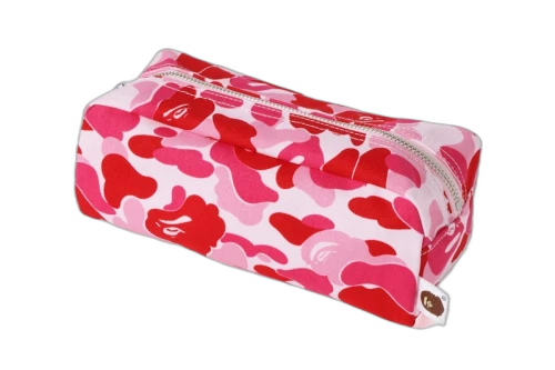 BAPE ABC Camo Flight Pouch Pink