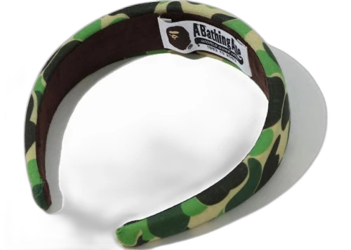 BAPE ABC Camo Headband Green
