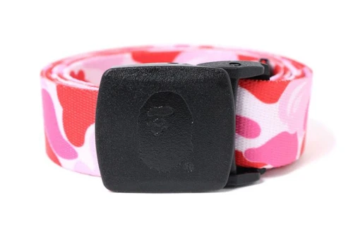 BAPE ABC Camo Long GI Belt Pink