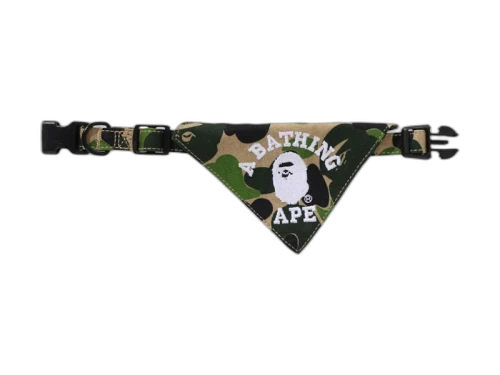 BAPE ABC Camo Medium Dog Bandana Green