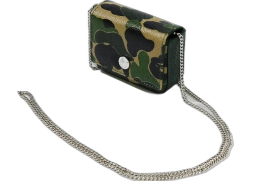 BAPE ABC Camo Micro Shoulder Bag Green