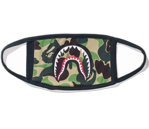 BAPE ABC Camo Shark Mask Green