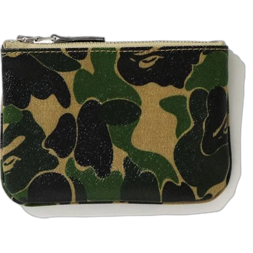 BAPE ABC Canvas (S) Wallet Green