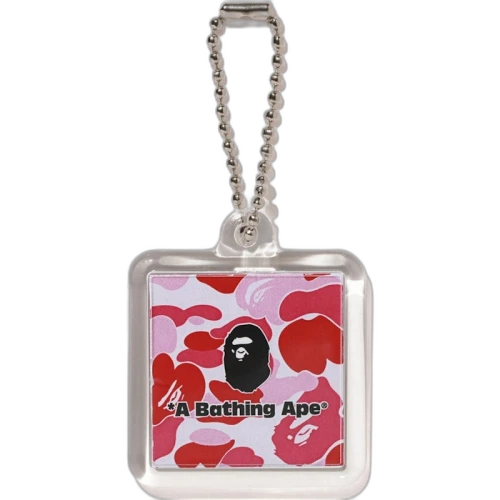 BAPE ABC Keychain Pink