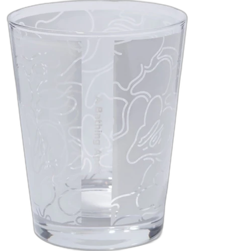 BAPE ABC Neon Camo Glass White
