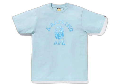 BAPE ABC Sea Surface Camo College Tee Sax