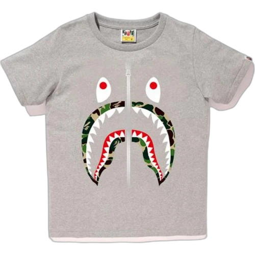 BAPE Abc Shark Tee Tee (Ladies) Gray/Green