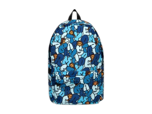 BAPE All Friends Large Backpack Blue/White