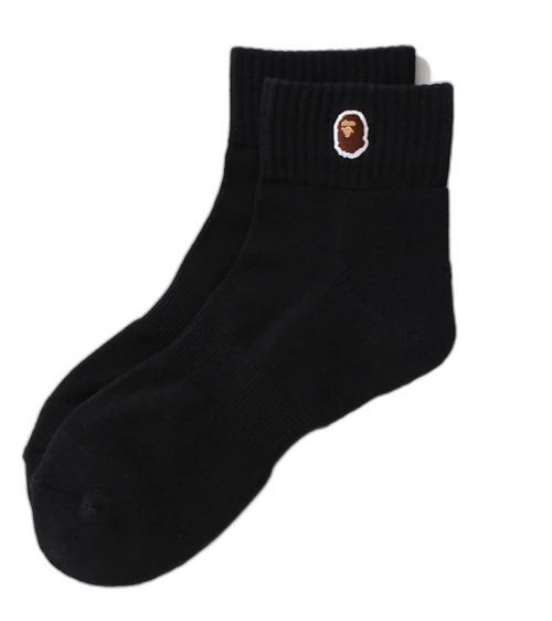 BAPE Ankle Socks Black