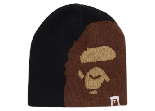 BAPE Ape Head Knit Cap Black