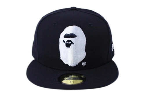 BAPE Ape Head New Era Cap Navy