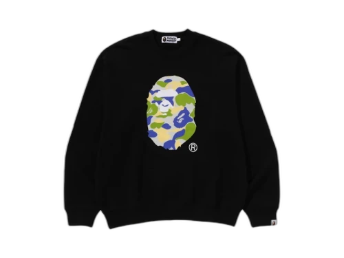 BAPE Ape Head New Jersey Store Exclusive Crewneck Black