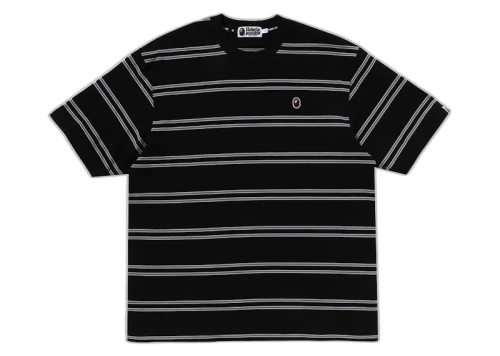BAPE Ape Head One Point Hoop Relaxed Fit Tee Black
