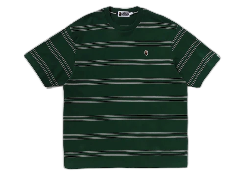 BAPE Ape Head One Point Hoop Relaxed Fit Tee Green