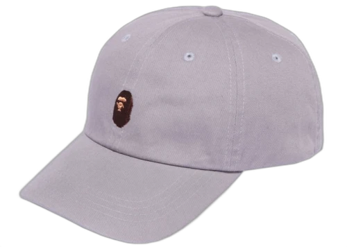 BAPE Ape Head One Point Panel Cap (SS22) Gray