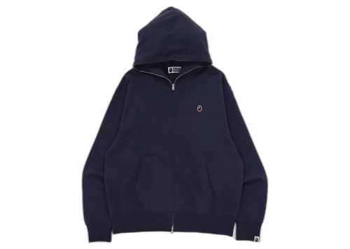 BAPE Ape Head One Point Relaxed Fit Full Zip Hoodie Purple