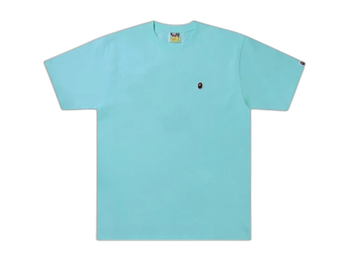 BAPE Ape Head One Point Tee Blue/Sax