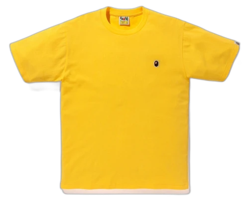 BAPE Ape Head One Point Tee Yellow