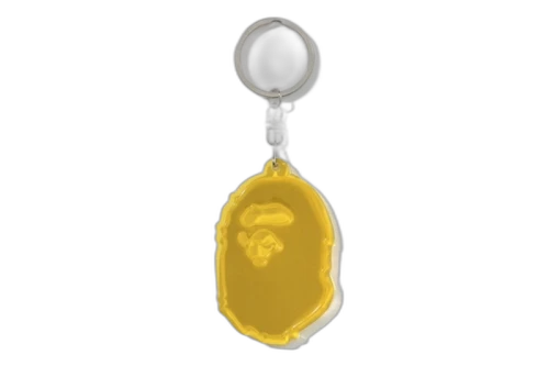BAPE Ape Head Reflective Keychain Yellow