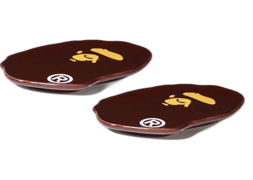 BAPE Ape Head Small Plate Two Piece Set