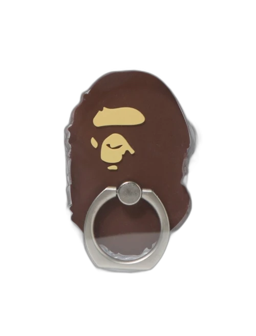BAPE Ape Head Smartphone Ring Brown