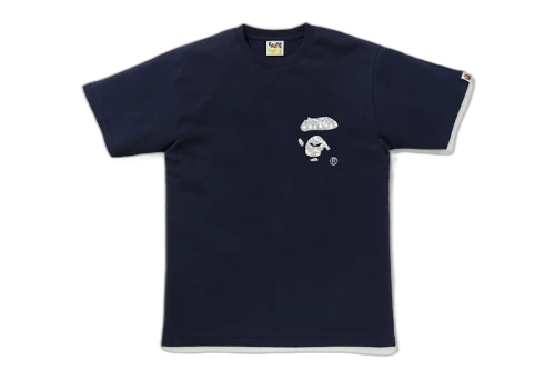 BAPE Aurora Ape Face Tee Navy